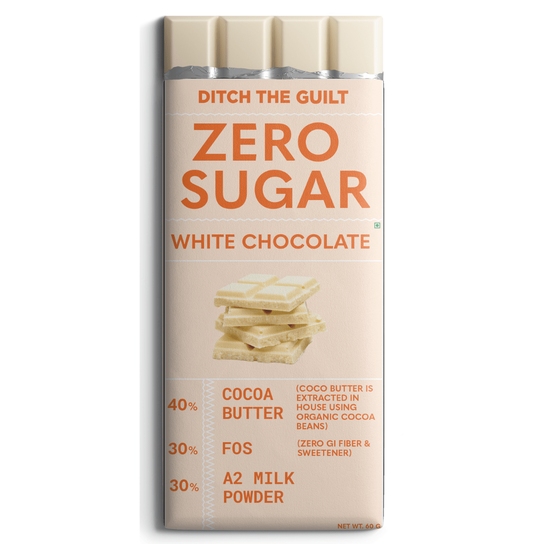 White sugar outlet free chocolate