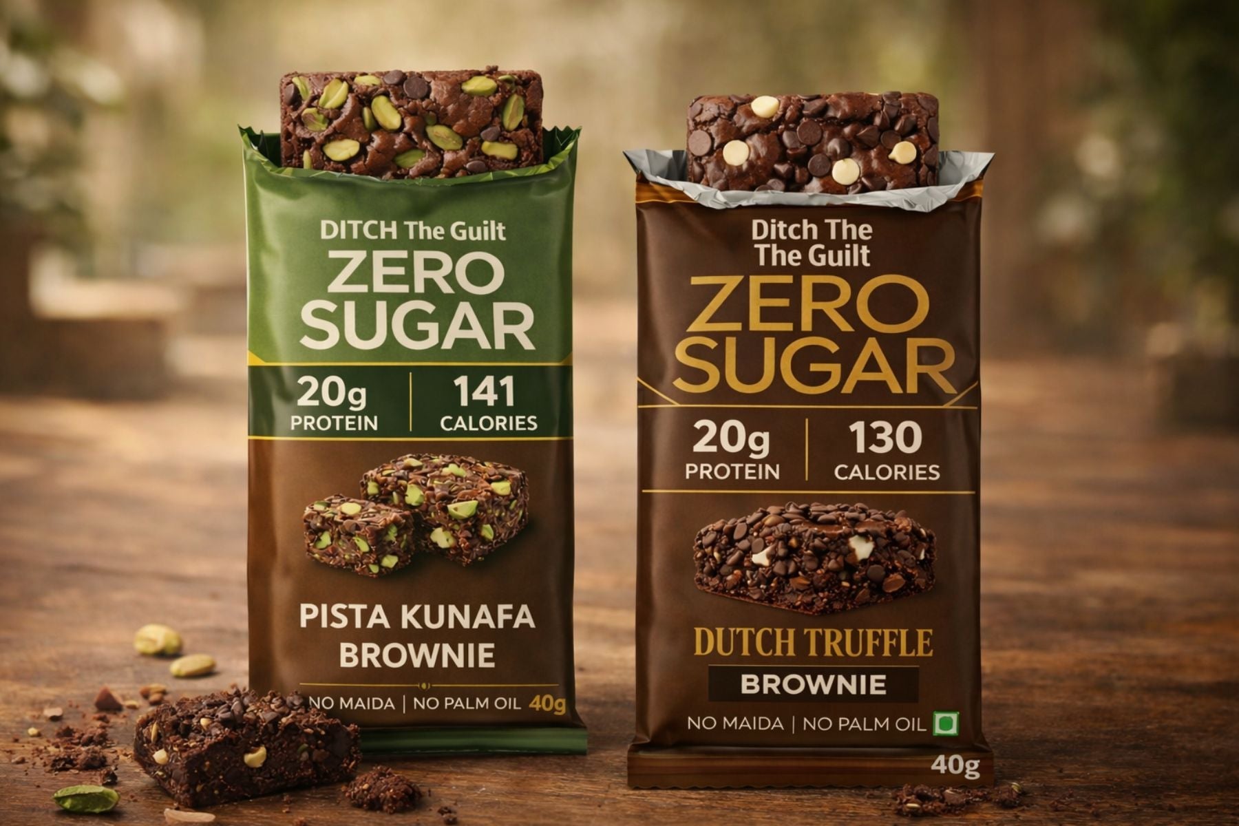 High Protein & Sugar Free Brownies - Ditch The Guilt