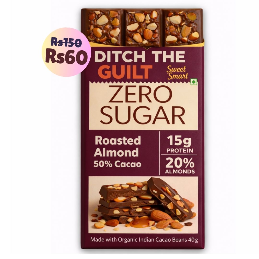 Almond • 15g Protein • Sugar Free High Protein Chocolates • 40g