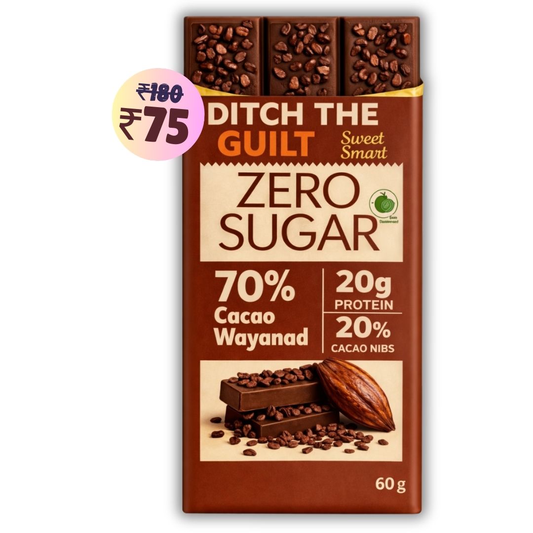 70% Cacao • 20g Protein • Sugar Free & High Protein • 60g