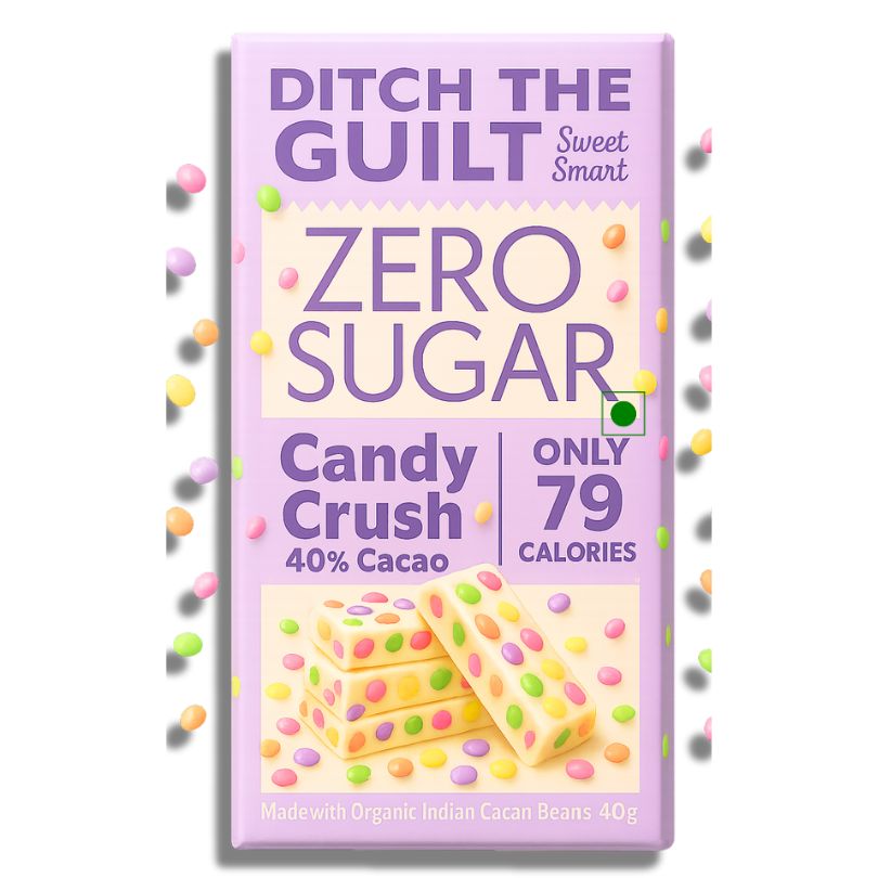 Candy Crush - Sugar Free Protein Chocolate - High Protein  - 40g
