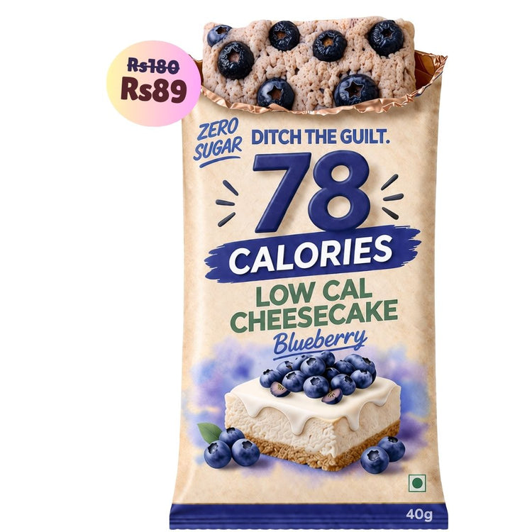 Blueberry • 78 Calories • Sugar Free Low Calorie Cheesecake• 40g