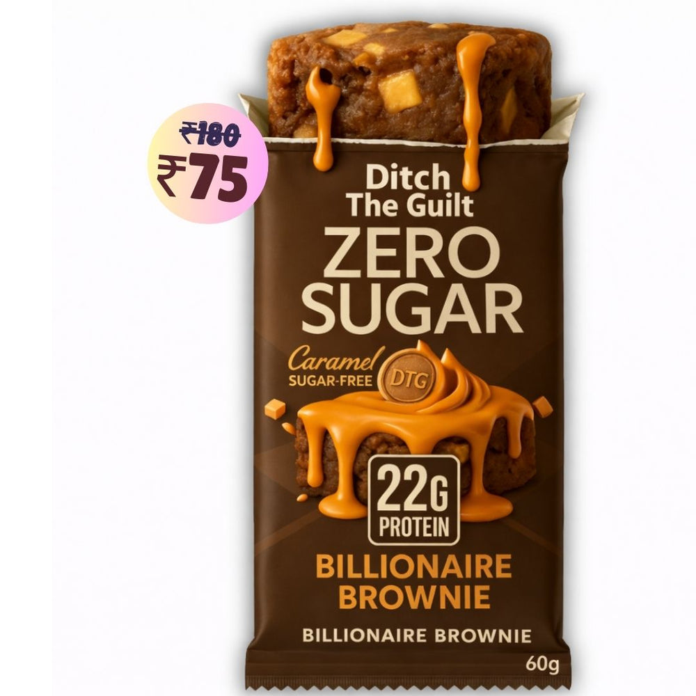 Billionaire Protein Brownie • 22g Protein • Sugar Free & High Protein • 60g