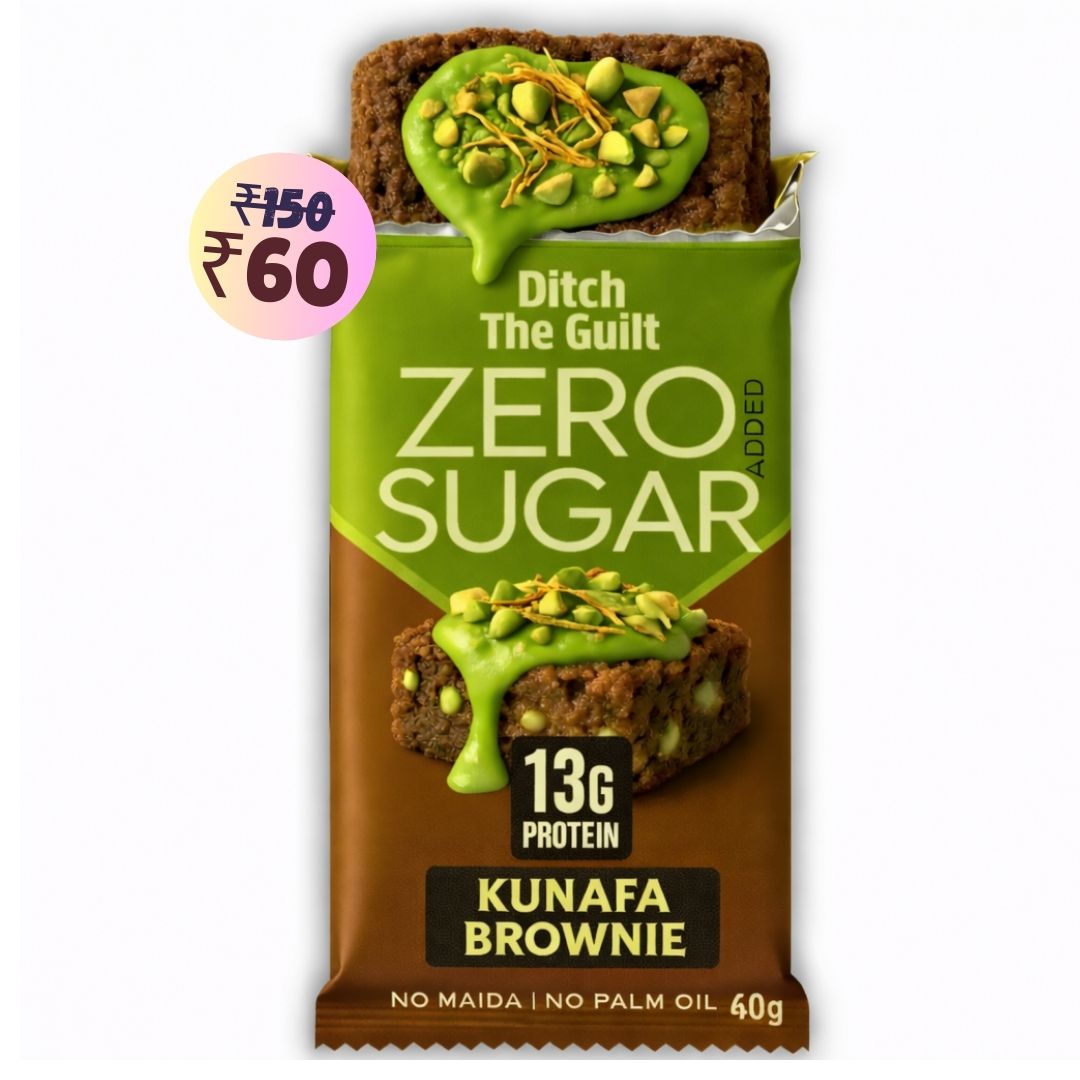 Dubai Pista Kunafa Protein Brownie • 13g Protein • Sugar Free High Protein Brownies • 40g
