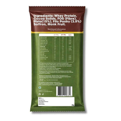 Turkish Baklava • 14g Protein • Sugar Free High Protein Brownie • 40g