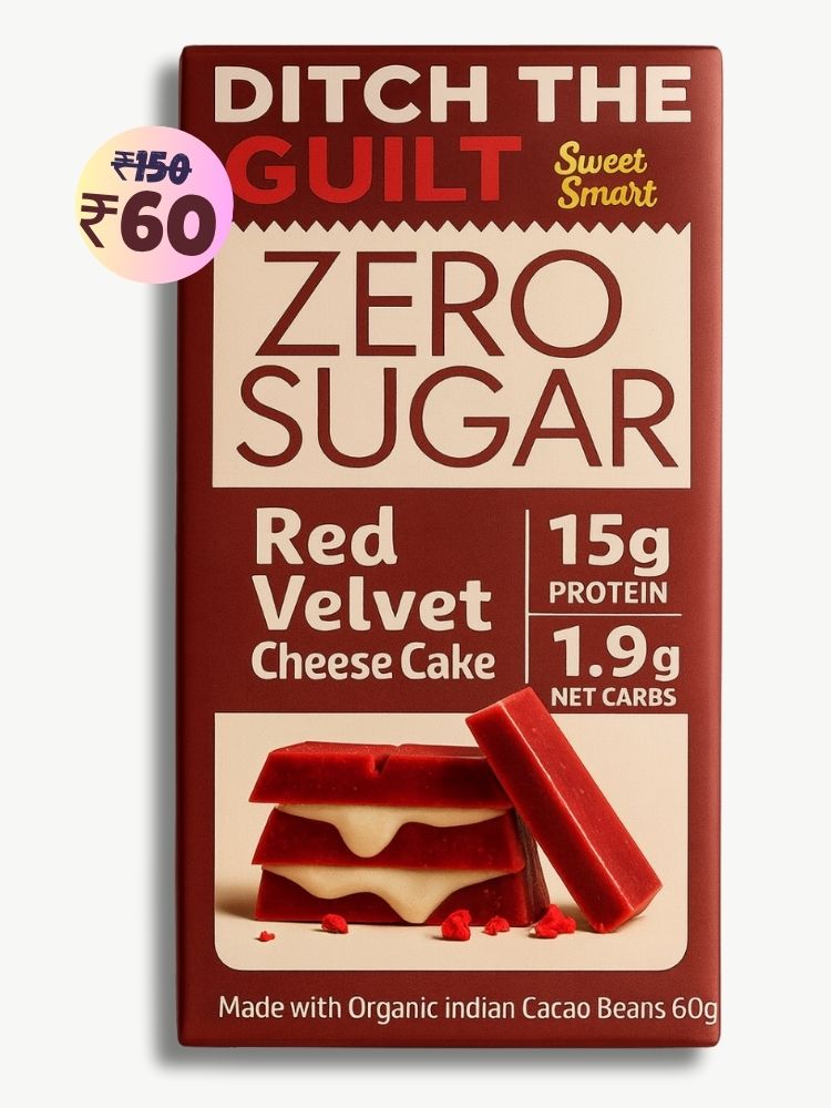 Red Velvet Cheese Cake • 15g Protein •  Sugar Free White Chocolate • 60g