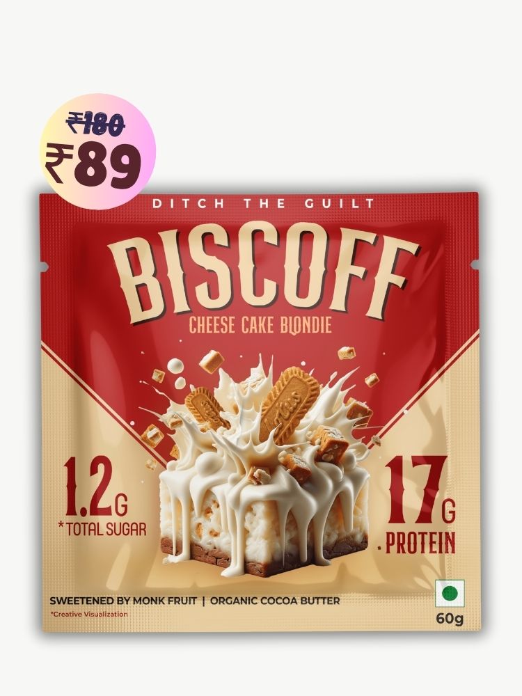 Biscoff Protein Brownie • 17g Protein • Sugar Free & High Protein • Low Net Carbs - 60g