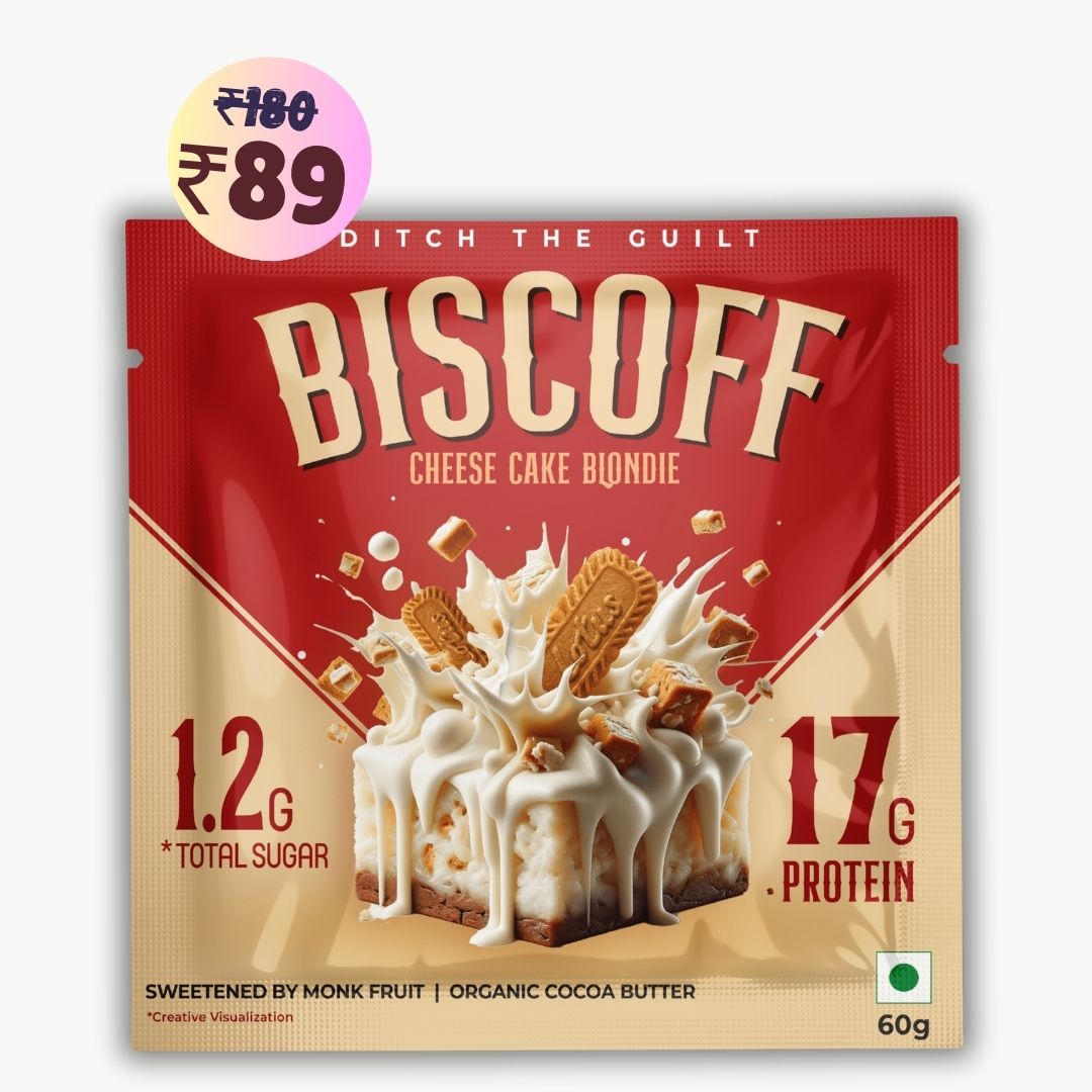 Biscoff Protein Brownie • 17g Protein • Sugar Free & High Protein • Low Net Carbs - 60g