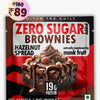 Hazelnut Spread Protein Brownie • 19g Protein • Sugar Free & High Protein • Low Net Carbs - 60g