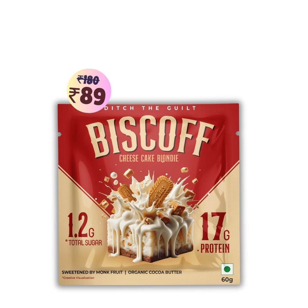 Biscoff Protein Brownie • 17g Protein • Sugar Free & High Protein • Low Net Carbs - 60g