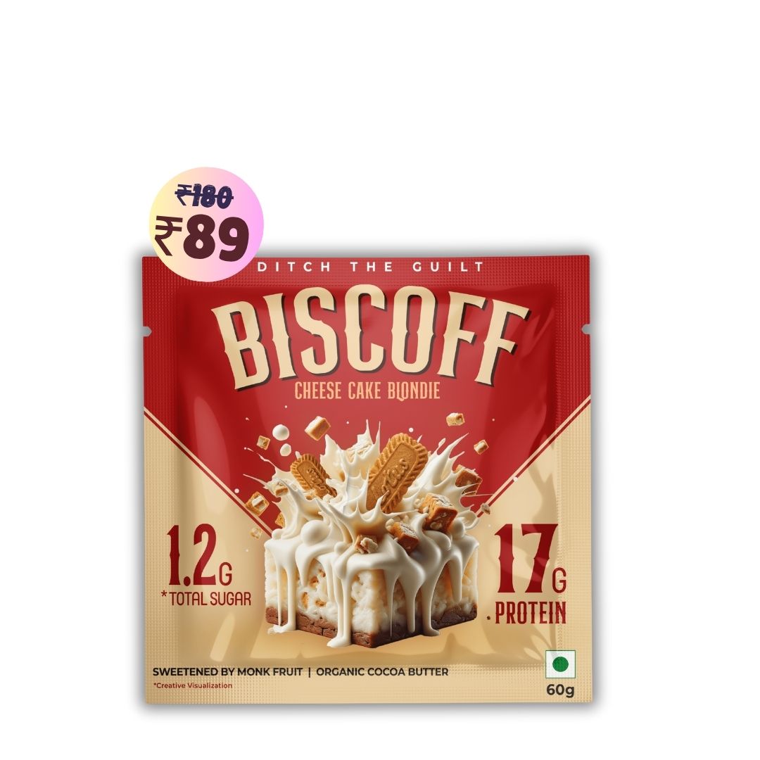 Biscoff Protein Brownie • 17g Protein • Sugar Free & High Protein • Low Net Carbs - 60g