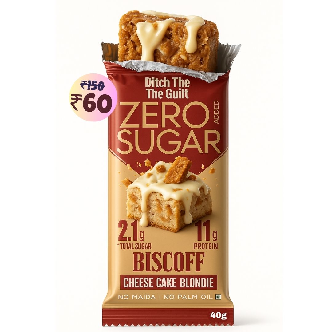 Biscoff Protein Brownie • 11g Protein • Sugar Free & High Protein • 40g