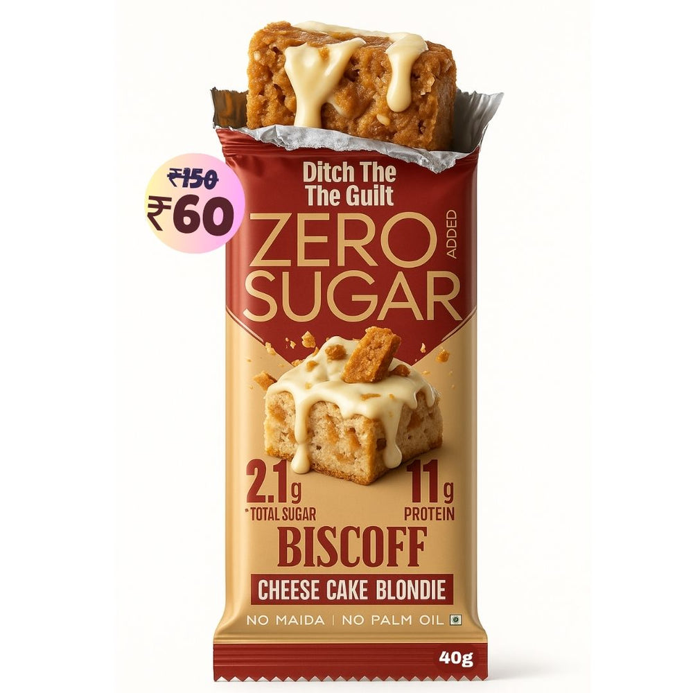 Biscoff Protein Brownie • 11g Protein • Sugar Free & High Protein • 40g