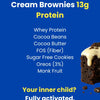 Oreo Crumble Cookie and Cream Protein Brownie • 12g Protein • Sugar Free & High Protein - 40g