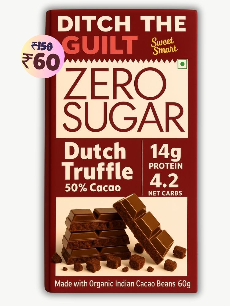Dutch Truffle • 14g Protein •  Sugar Free Dark Chocolate • 60g