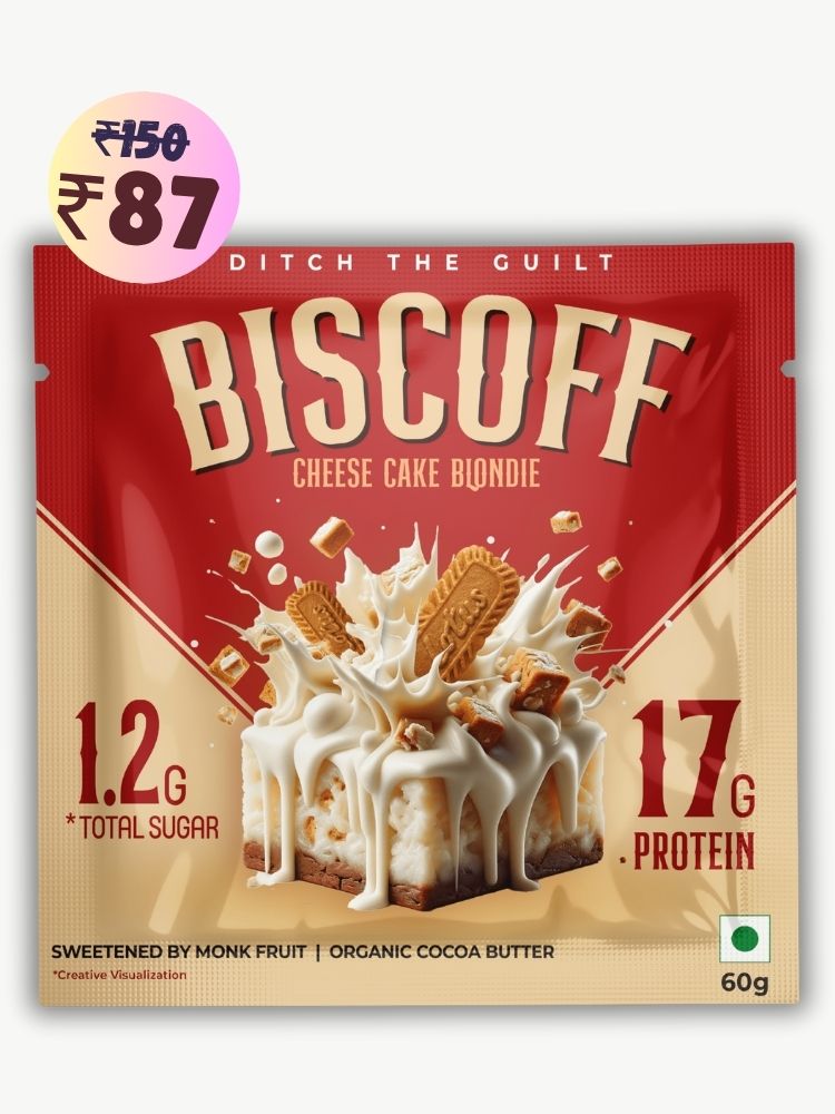 Biscoff Protein Brownie • 17g Protein • Sugar Free & High Protein • Low Net Carbs - 60g