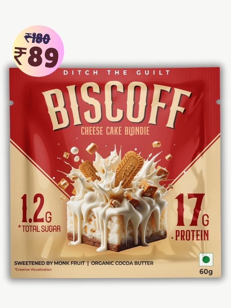 Biscoff Protein Brownie • 17g Protein • Sugar Free & High Protein • Low Net Carbs - 60g
