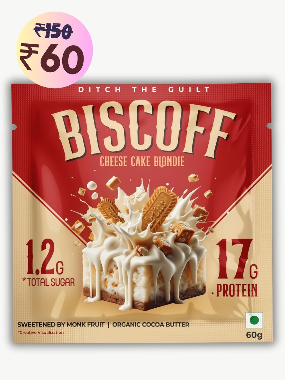 Biscoff Protein Brownie • 17g Protein • Sugar Free & High Protein • Low Net Carbs - 60g