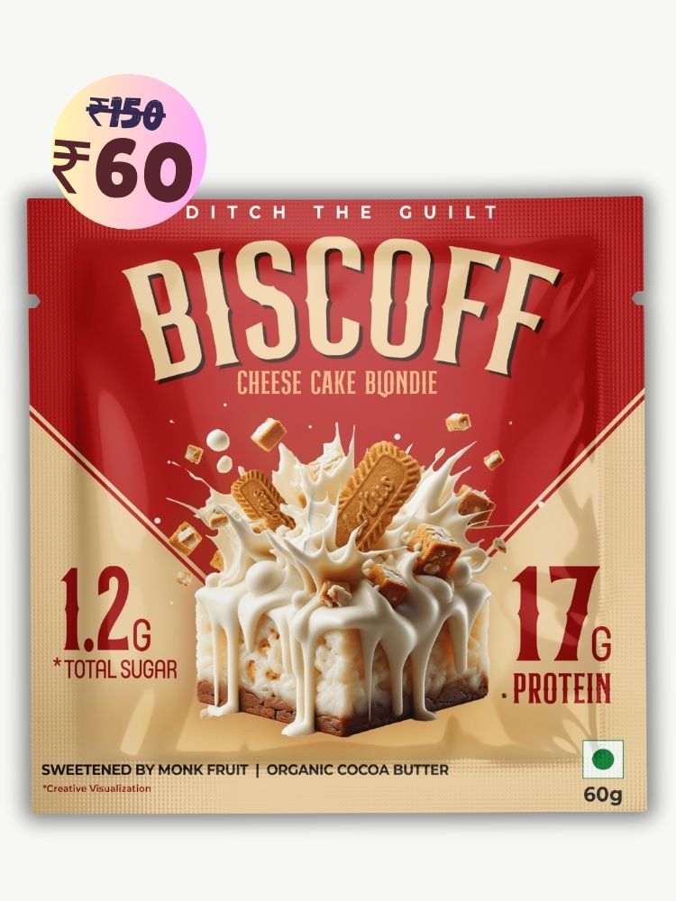 Biscoff Protein Brownie • 17g Protein • Sugar Free & High Protein • Low Net Carbs - 60g