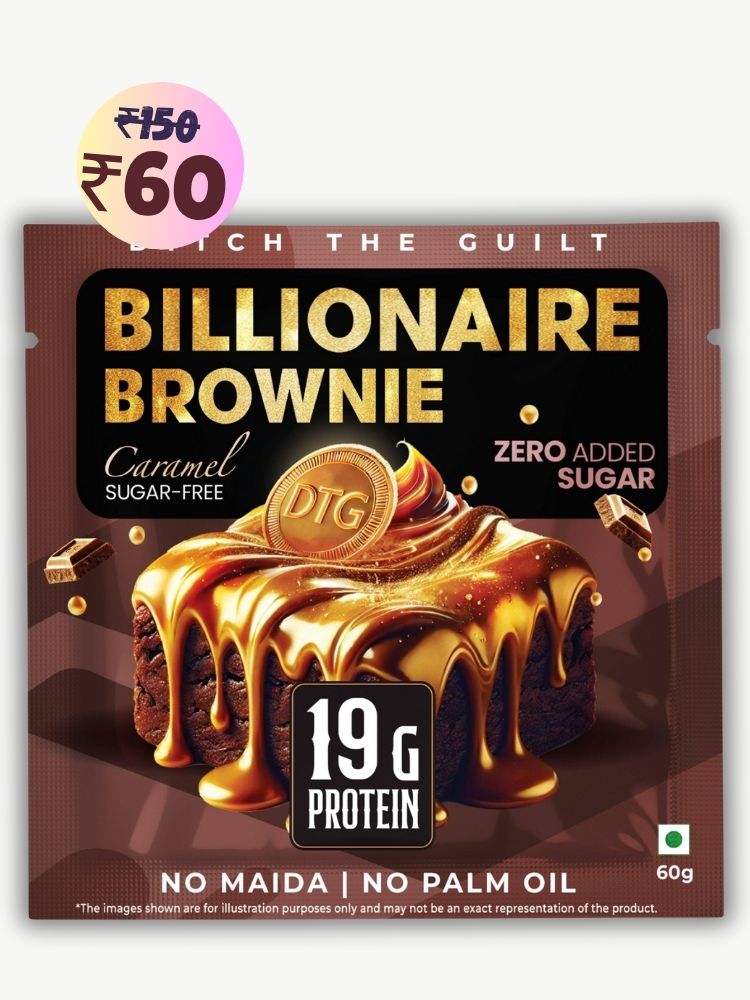 Billionaire Protein Brownie • 19g Protein • Sugar Free & High Protein • Low Net Carbs - 60g