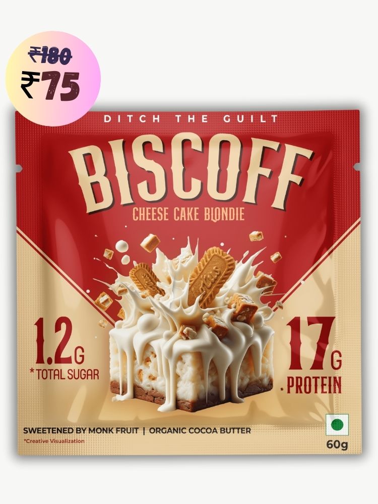 Biscoff Protein Brownie • 17g Protein • Sugar Free & High Protein • Low Net Carbs - 60g