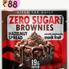 Hazelnut Spread Protein Brownie • 19g Protein • Sugar Free & High Protein • Low Net Carbs - 60g