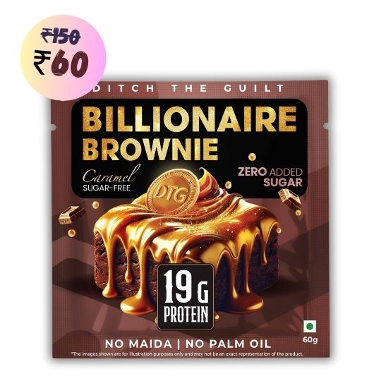 Billionaire Protein Brownie • 19g Protein • Sugar Free & High Protein • Low Net Carbs - 60g