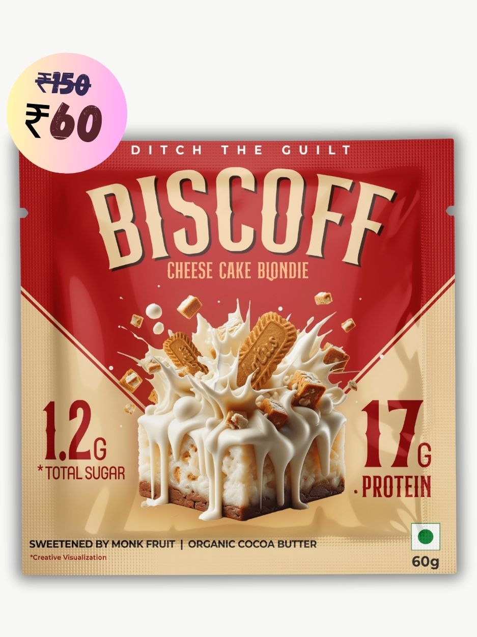 Biscoff Protein Brownie • 17g Protein • Sugar Free & High Protein • Low Net Carbs - 60g