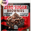 Hazelnut Spread Protein Brownie • 19g Protein • Sugar Free & High Protein • Low Net Carbs - 60g