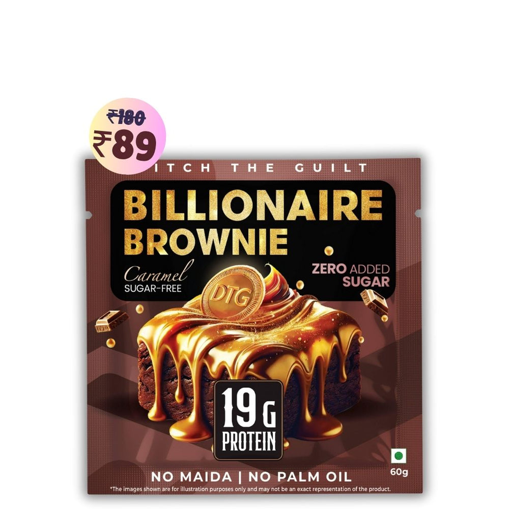 Billionaire Protein Brownie • 19g Protein • Sugar Free & High Protein • Low Net Carbs - 60g