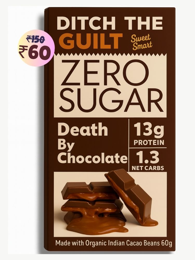 Death By Chocolate • 13g Protein •  Sugar Free Dark Chocolate • 60g