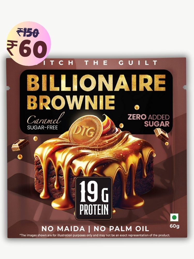 Billionaire Protein Brownie • 19g Protein • Sugar Free & High Protein • Low Net Carbs - 60g