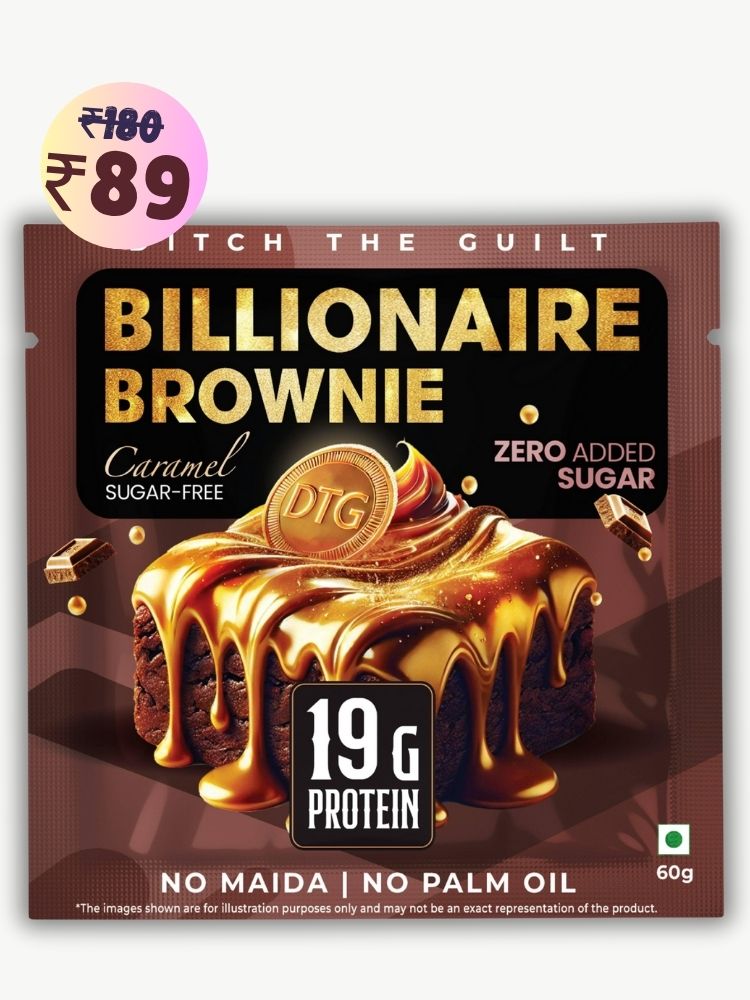 Billionaire Protein Brownie • 19g Protein • Sugar Free & High Protein • Low Net Carbs - 60g