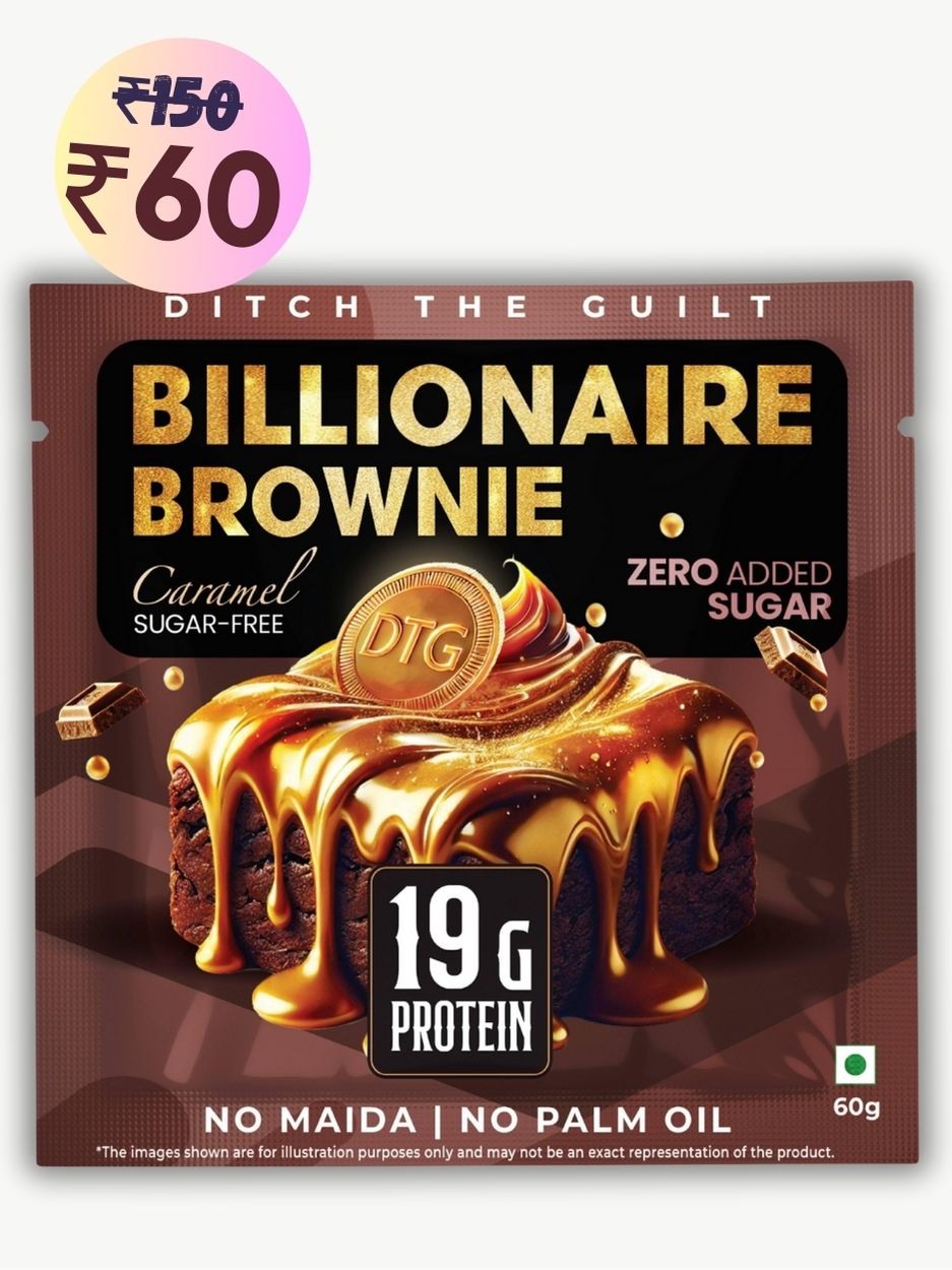 Billionaire Protein Brownie • 19g Protein • Sugar Free & High Protein • Low Net Carbs - 60g