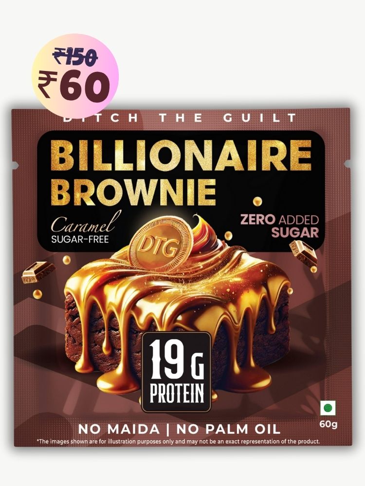 Billionaire Protein Brownie • 19g Protein • Sugar Free & High Protein • Low Net Carbs - 60g