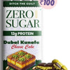 Viral Dubai Kunafa Cheese Cake, Death By Chocolate, Turkish Baklava, Blueberry Cheese Cake - Sugar Free Dark Protein Chocolate - High Protein - 40g x 4 (160g) - My Store