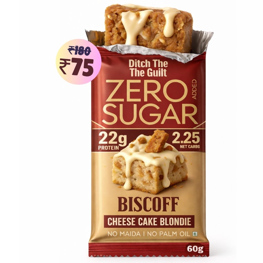 Biscoff Protein Brownie • 22g Protein • Sugar Free & High Protein • 60g