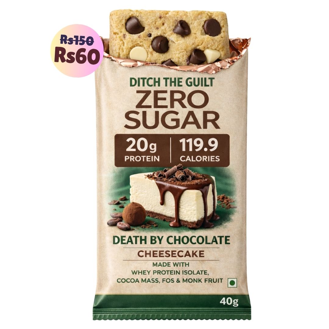 Death By Chocolate Protein Cheese Cake • 20g Protein • Sugar Free High Protein Cheesecake• 40g