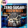 Cookie and Cream Protein Brownie • 19g Protein • Sugar Free & High Protein • Low Net Carbs - 60g