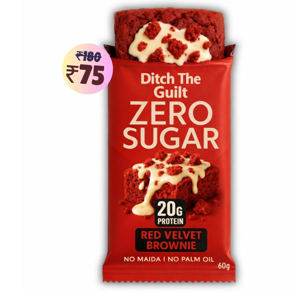 Red Velvet Brownie • 20g Protein • Sugar Free & High Protein • 60g