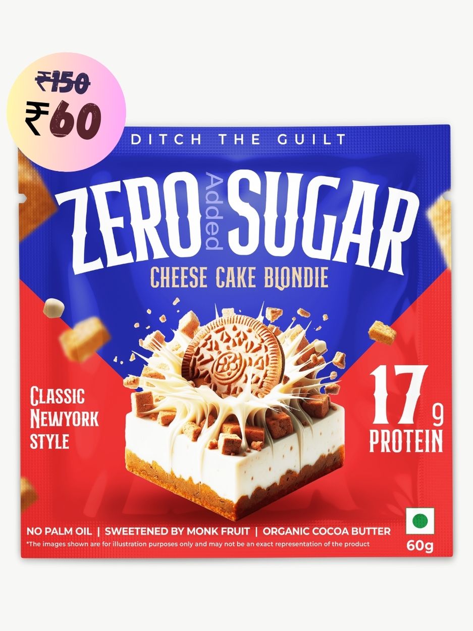 New York Style Cheese Cake Protein Brownie  • 17g Protein • Sugar Free & High Protein • Low Net Carbs - 60g