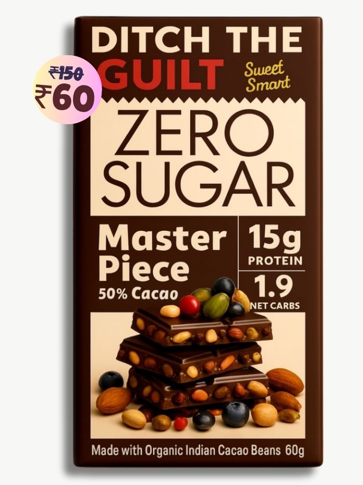 Master Piece • 15g Protein •  Sugar Free Dark Chocolate • 60g