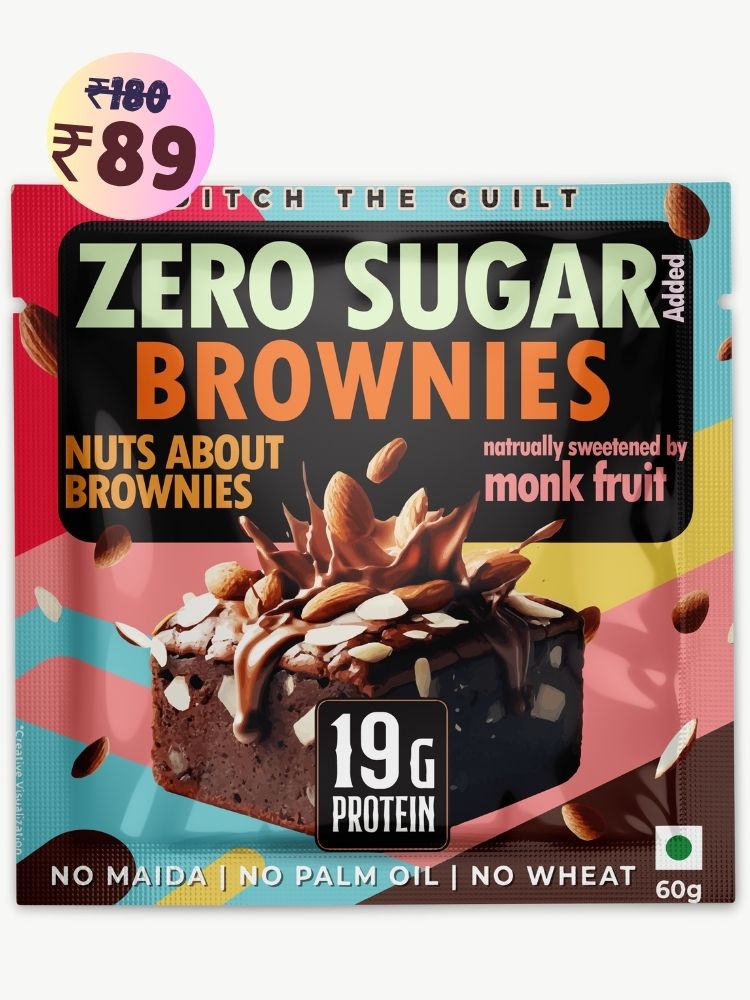 Nuts about Brownies Protein Brownie • 19g Protein • Sugar Free & High Protein • Low Net Carbs - 60g