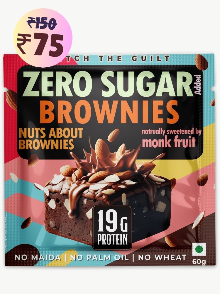 Nuts about Brownies Protein Brownie • 19g Protein • Sugar Free & High Protein • Low Net Carbs - 60g