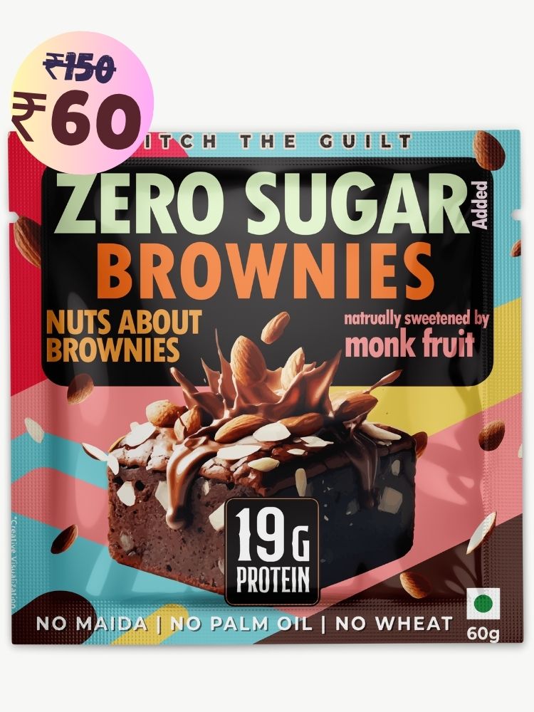 Nuts about Brownies Protein Brownie • 19g Protein • Sugar Free & High Protein • Low Net Carbs - 60g