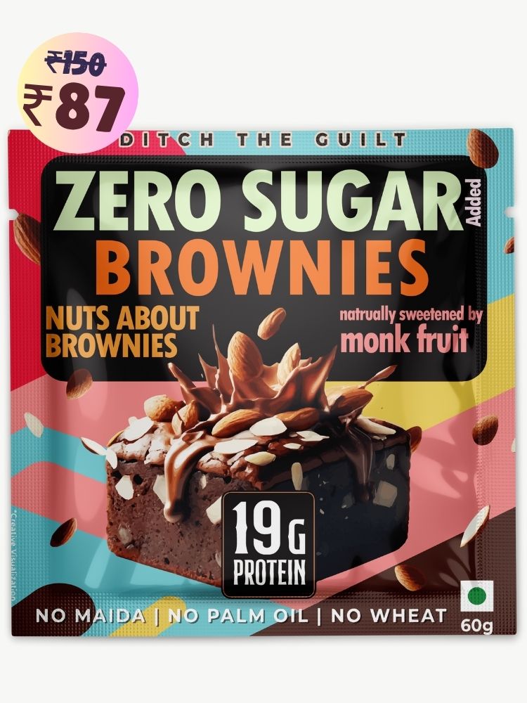 Nuts about Brownies Protein Brownie • 19g Protein • Sugar Free & High Protein • Low Net Carbs - 60g