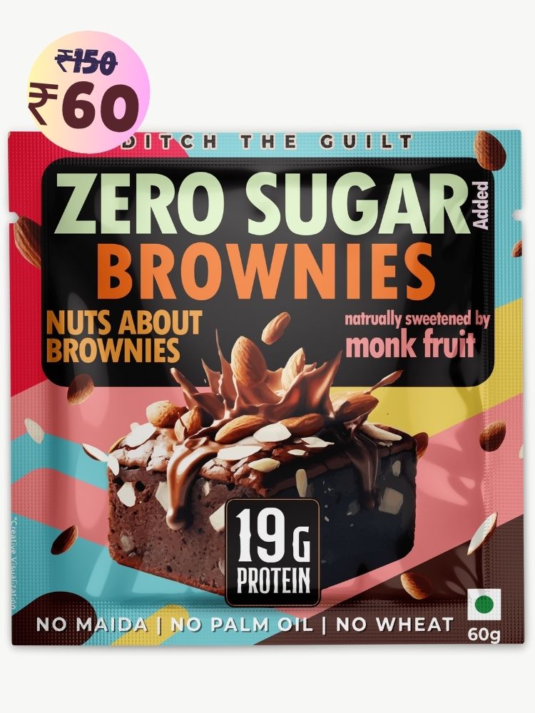 Nuts about Brownies Protein Brownie • 19g Protein • Sugar Free & High Protein • Low Net Carbs - 60g