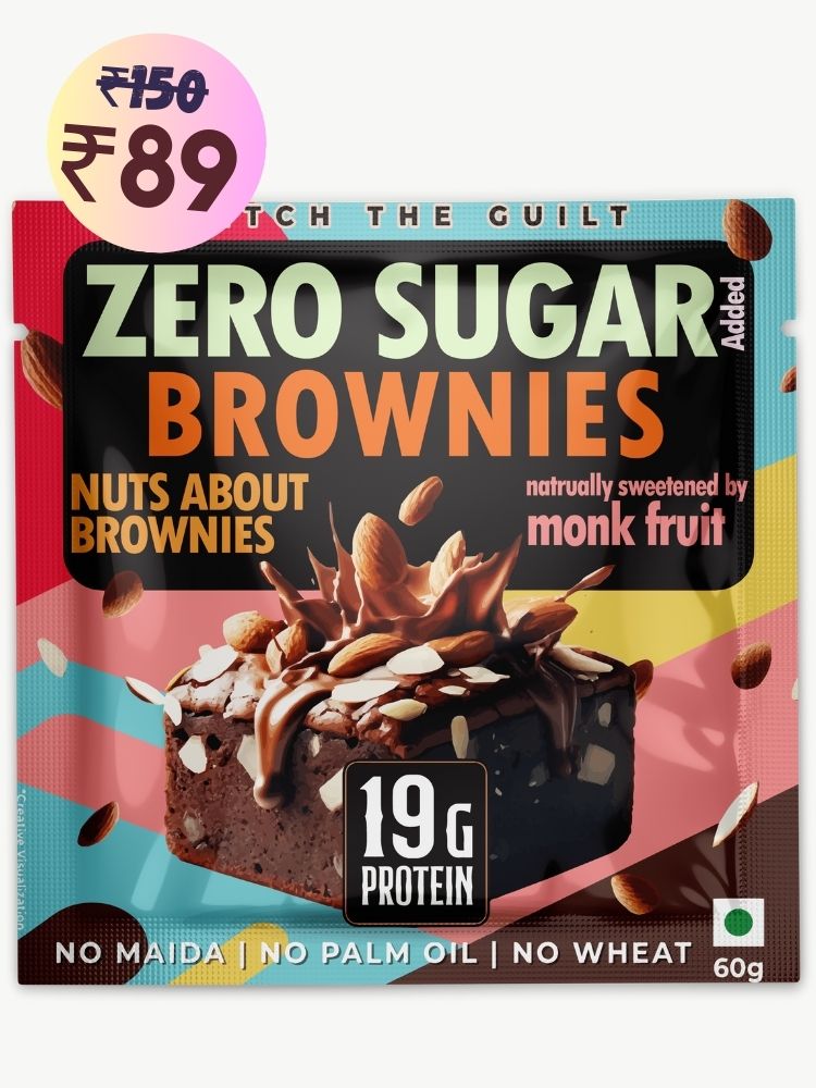 Nuts about Brownies Protein Brownie • 19g Protein • Sugar Free & High Protein • Low Net Carbs - 60g