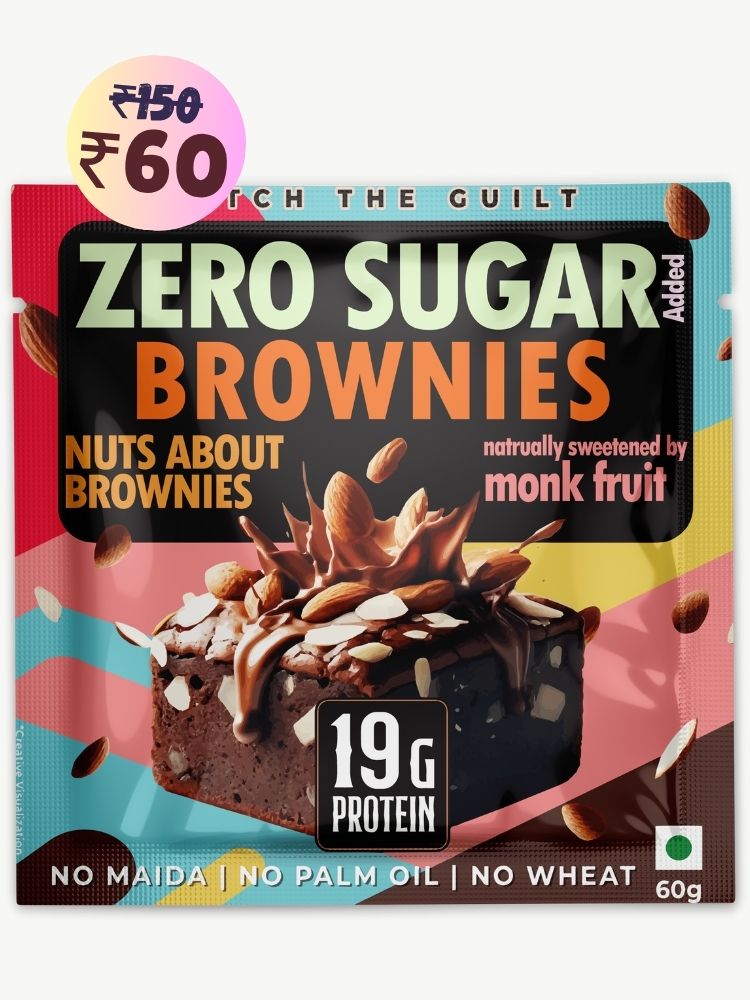 Nuts about Brownies Protein Brownie • 19g Protein • Sugar Free & High Protein • Low Net Carbs - 60g