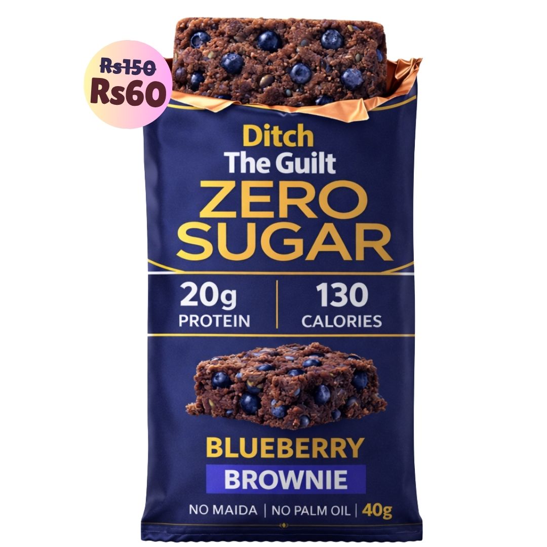 Blueberry • 20g Protein • Sugar Free High Protein Brownies • 40g